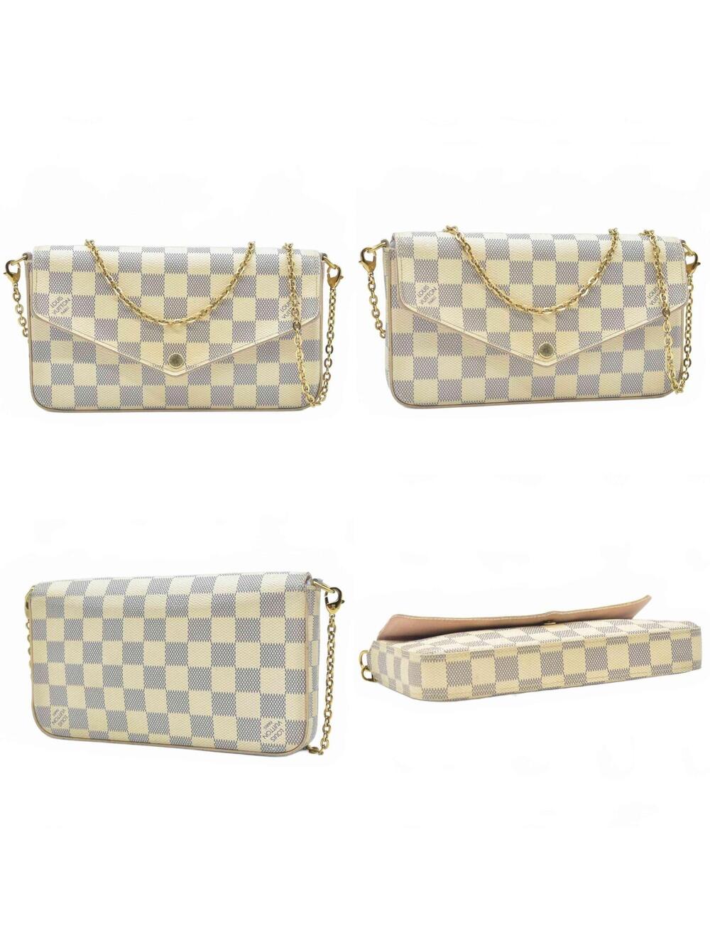 Louis Vuitton Damier Azur Pochette Felicie Crossbody MI5107 - Picture 5 of 15